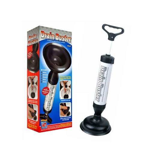 Pompa pentru desfundat Drain Buster Practic HomeWork