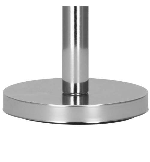 Suport stand metalic Springos pentru hartia igienica WC, inaltime 51 cm, argintiu