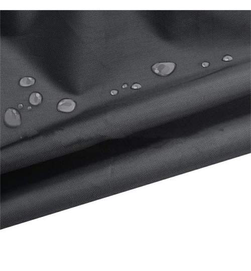 Prelata husa de protectie impermeabila pentru sezlong de gradina pliabil, 70x30x100cm, negru
