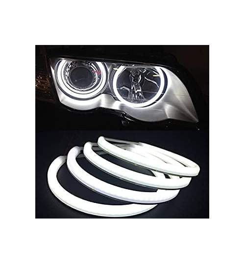 Angel Eyes COTTON compatibil BMW E90 fara lupa. Lumina: alba DRL + semnalizare galbena  COD: H-COT-WY08 MRA36-260321-8