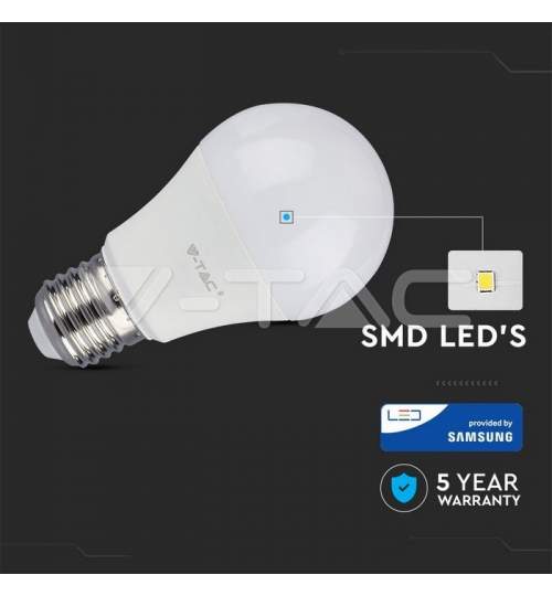 Bec LED Cip SAMSUNG 8.5W E27 A++ A60 Plastic 4000K COD: 253 MRA36-060721-18