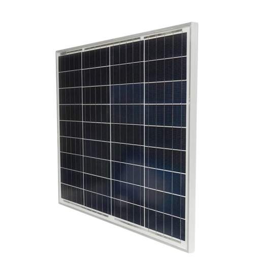 Panou solar fotovoltaic policristalin 50W cu cablu 90cm 670x460x20mm BK87492 MRA36-180221-10