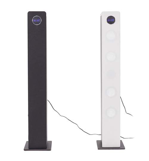 Sistem Audio Stereo Boxa Bluetooth Turn Adler cu Telecomanda, USB, SD, AUX, LED, Putere 40W, Negru