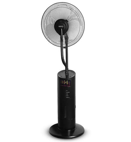 Ventilator cu Pulverizare Apa, 3 Trepte, Telecomanda, Oscilatie si Rotire, Diametru 36cm, Camry 100W