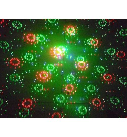 Proiector lumini laser MAGIC X-232, Diverse Functii, culori rosu si verde