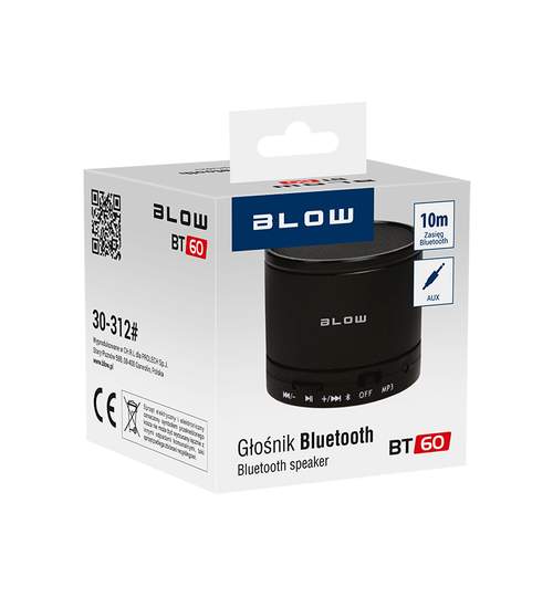Difuzor portabil cu Bluetooth Blow BT60  3W culoare Negru