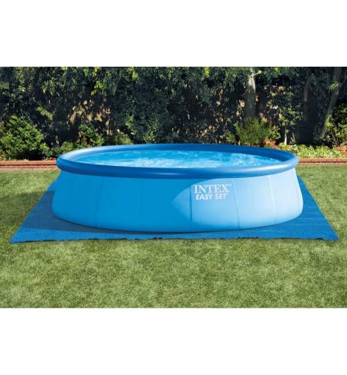 Covoras suport protectie universal Intex pentru piscina, dimensiune 472x472 cm
