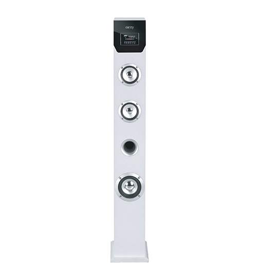 Sistem Audio Stereo Boxa Bluetooth Turn cu Telecomanda, USB, SD, AUX, LED, Putere 60W, Alb