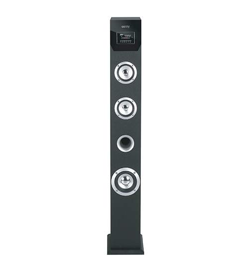 Sistem Audio Stereo Boxa Bluetooth Turn cu Telecomanda, USB, SD, AUX, LED, Putere 60W, Negru
