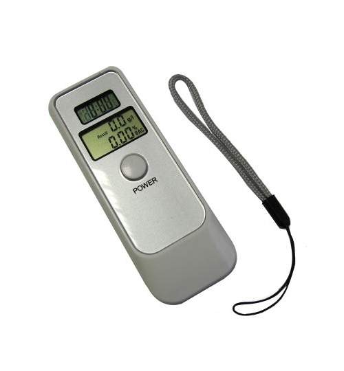Alcoolmetru - Tester de alcoolemie digital cu ceas, alarmă, cronometrusi termometru