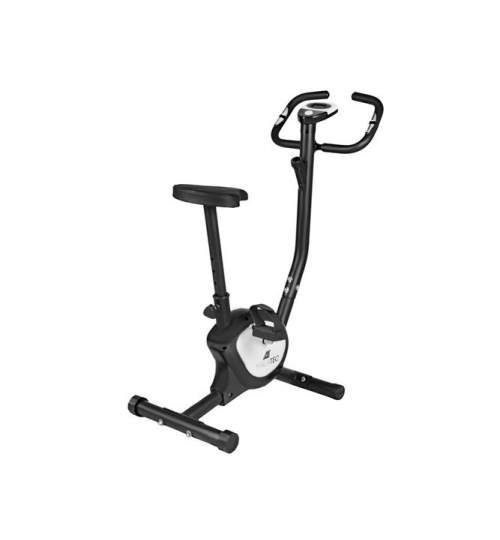Bicicleta pentru Fitness Multifunctionala Malatec, Reglabila, cu Afisaj LCD, 100 kg, Culoare Negru