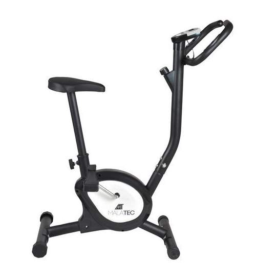 Bicicleta pentru Fitness Multifunctionala Malatec, Reglabila, cu Afisaj LCD, 100 kg, Culoare Negru