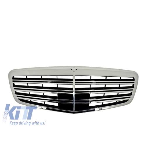 Grila Centrala Facelift Mercedes W221 S-Class (2011-2013) S63 S65 Design KTX2-FGMBW221AMG
