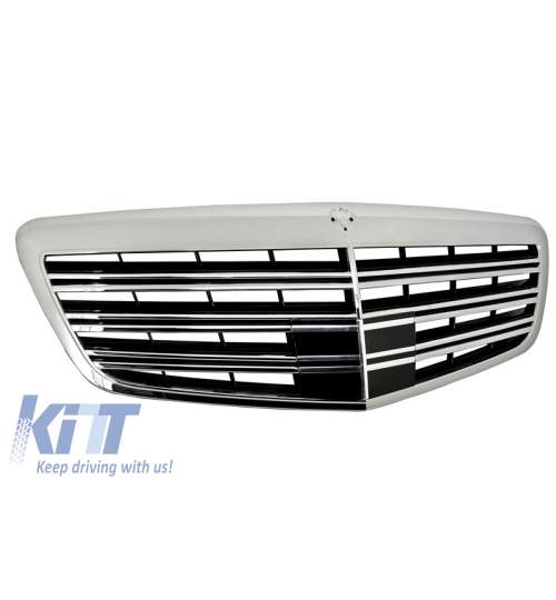 Grila Centrala Facelift Mercedes W221 S-Class (2011-2013) S63 S65 Design KTX2-FGMBW221AMG