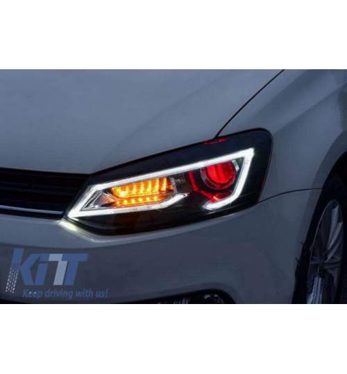 Faruri LED VW Polo 6R/6C/61 (2011-2017) Devil Eye Look KTX2-HLVWPOMK6