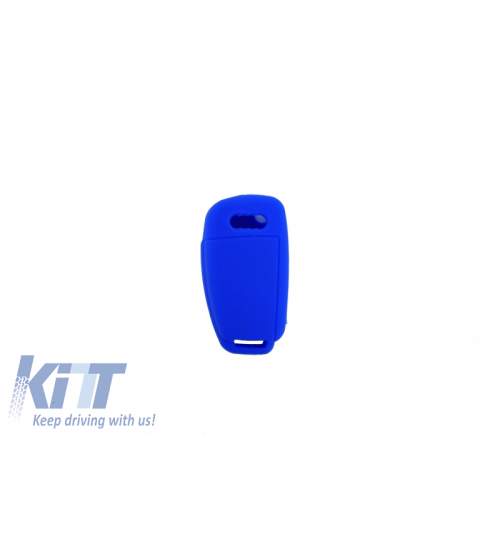 Husa Silicon Cheie AUDI - Albastru KTX2-KCA01B