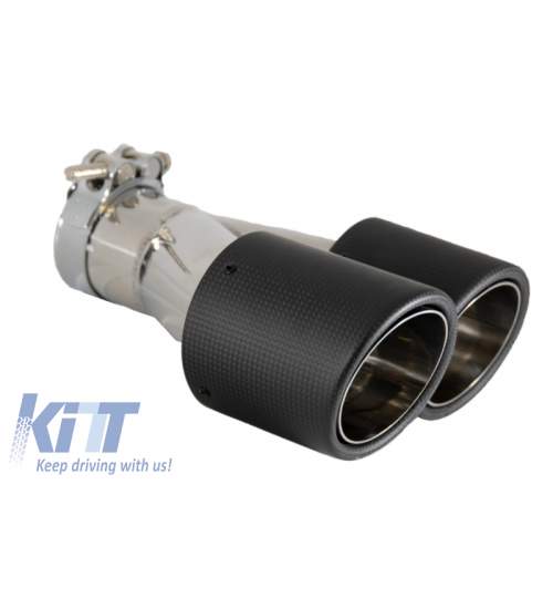Tobe Ornamente Sistem de evacuare Carbon Fiber Finisaj Mat 6cm/2.36inch KTX2-GJET-024