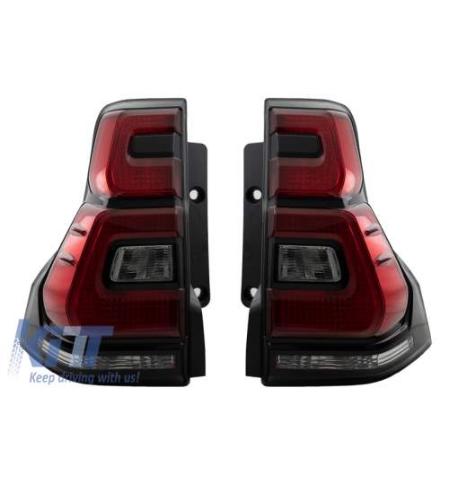 Stopuri Led Toyota Land Cruiser FJ150 Prado (2010-2018) LED Light Bar (2018+) Design KTX2-TLTOPFJ150VX