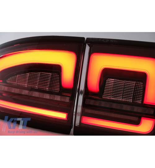 Stopuri LED compatibile cu LAND ROVER DISCOVERY SPORT L550 (2014-2019) Conversie la 2020-up Smoke KTX2-TLLRDL550