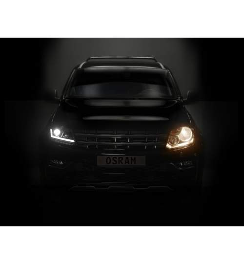 Faruri Osram LED DRL VW Amarok (2010-up) Semnal Dinamic Secvential Negru KTX4-LEDHL107-BK