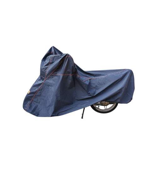 Husa Prelata protectie impermeabila, marimea L, pentru motocicleta, lungime 228 cm, albastru