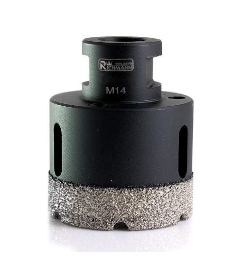 Carota diamantata, vacuum brazed, M14, 50 mm, Richmann Exclusive MART-C4835