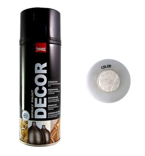 Vopsea spray acrilic Deco Silver, Argintiu 400ml MART-740006