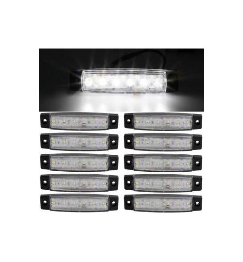 Lampa laterala 6 LED-uri Alba 24v MVAE-1602