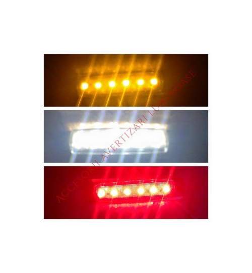 Lampa laterala 6 LED-uri Galbena 12v MVAE-374