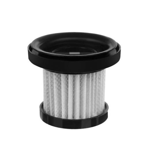 Mini aspirator auto fara fir Malatec, filtru HEPA, alimentare USB, 120W, 6.5x36.5 cm, negru