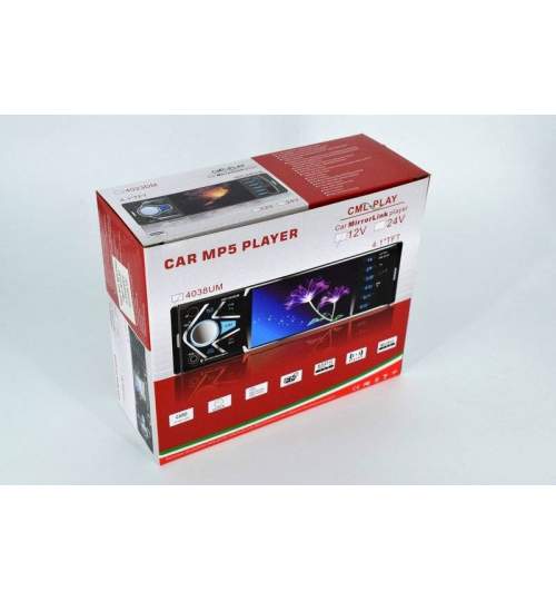 Radio MP3 Bluetooth Ecran color 3,5” USB Divix Avi SD intrare camera MALE-5677