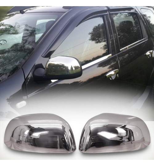 Set ornamente capace oglinzi cromate din inox Dacia Duster 2009-2012 MALE-1580