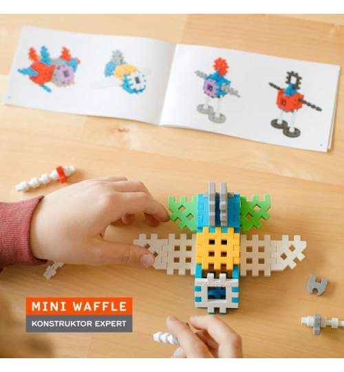 Set de Constructie interactiv Mini Waffle Constructor Expert, 301 piese, Multicolor