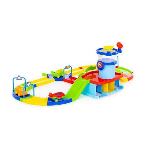 Set de joaca pentru Copii, Aeroport Play City cu Piste pentru Masini, Multicolor