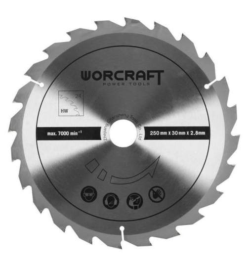 Fierastrau circular cu masa, 2000 W, 250x30 mm, Worcraft MART-1130550