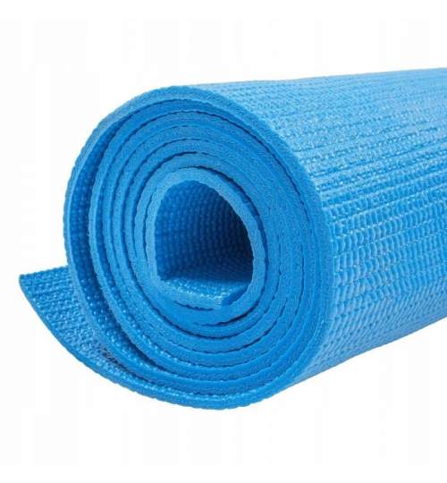 Saltea pentru yoga, albastra, 173x61x0.4 cm, Springos MART-YG0035