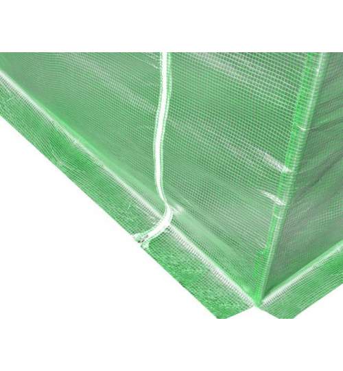 Folie protectie Solar Sera pentru Gradina cu Ferestre Laterale, Dimensiuni 3x2x2 m, culoare Verde