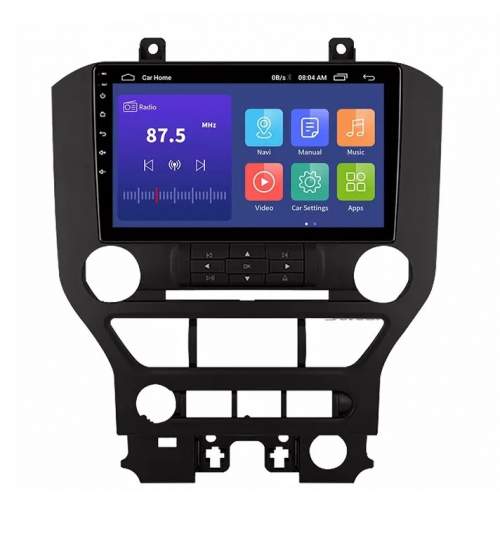 Navigatie Ford Mustang 2015 - 2020 4 GB RAM si 64 GB ROM , Slot Sim 4G pentru Internet , Carplay , Android , Aplicatii , Usb , Wi Fi , Bluetooth NAV13-FordMustang2016-4gb