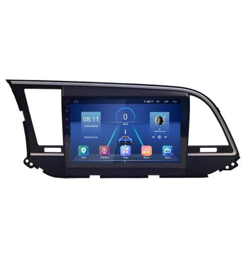Navigatie Hyundai Elantra ( 2015 - 2019 ) , Android , Display 9 inch , 2 GB RAM si 32 GB ROM , Internet , 4G , Aplicatii , Waze , Wi Fi , Usb , Bluetooth , Mirrorlink NAV13-Hyundaielantra2015