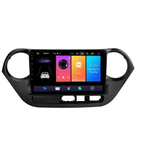 Navigatie Hyundai i10 ( 2013 - 2017 ) 4 GB RAM si 64 GB ROM , Slot Sim 4G pentru Internet , Carplay , Android , Aplicatii , Usb , Wi Fi , Bluetooth NAV13-Hyundaii102013-4gb