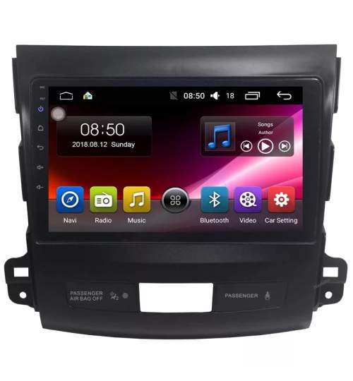 Navigatie Peugeot 4007 ( 2007 - 2012 ) , Android , Display 9 inch , 2GB RAM +32 GB ROM , Internet , 4G , Aplicatii , Waze , Wi Fi , Usb , Bluetooth , Mirrorlink NAV13-Peugeot4007/Outlander
