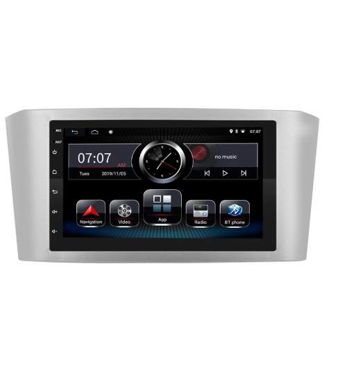 Navigatie Toyota Corolla Auris 2002 - 2008 , 4 GB RAM si 64 GB ROM , Slot Sim 4G pentru Internet , Carplay , Android , Aplicatii , Usb , Wi Fi , Bluetooth NAV13-Toyotacorollaauris2002-4gb