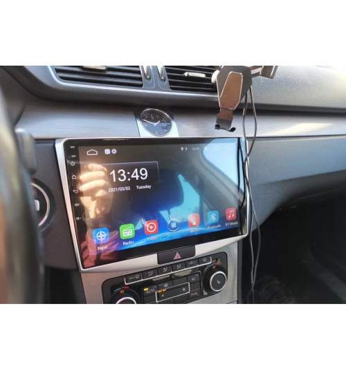 Navigatie VW Passat B6 B7 CC , Display 10 inch , 4 GB RAM si 64 GB ROM , Slot Sim 4G pentru Internet , Carplay , Android , Aplicatii , Usb , Wi Fi , Bluetooth NAV13-vwpassat10inch-4gb