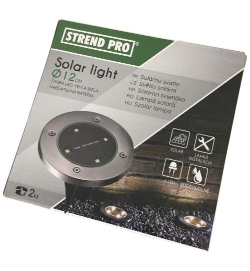 Set 2 Lampi solare Strend Pro Izar, Gruid, 120x140 mm, 4 LED FMG-SK-2171224