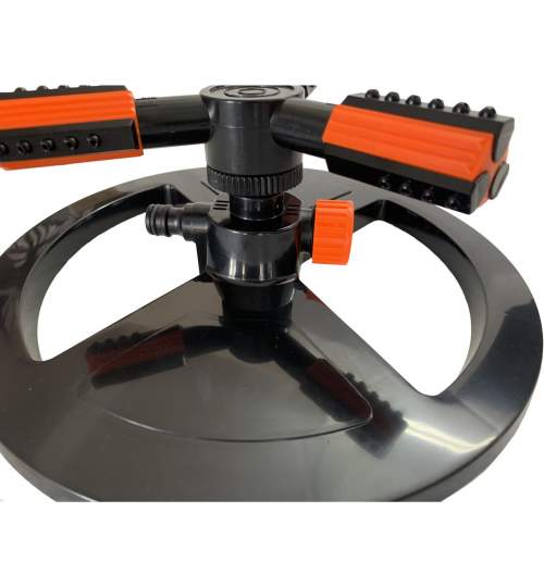 Aspersor rotativ cu 3 brate Strend Pro S1001, PVC negru FMG-SK-256492
