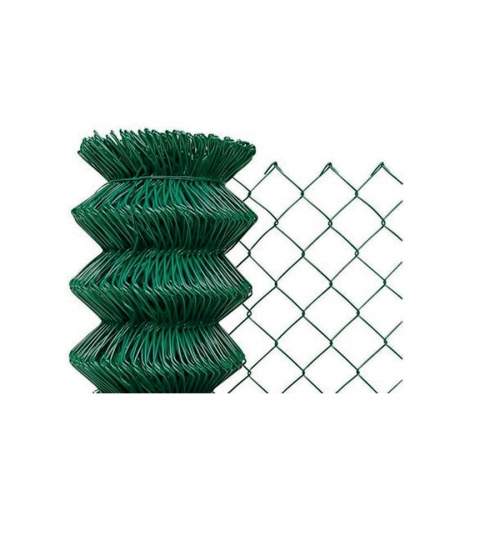 Plasa gard impletita, Strend Pro Metaltec PVC, dimensiuni 60/1800/2.2 mm, lungime 25m, verde FMG-SK-431102