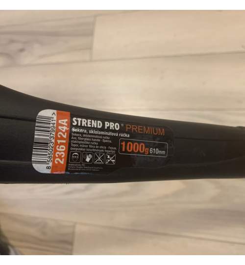 Topor pentru despicat Strend Pro AS106, 1000 g, coada fibra de sticla, lungime 61cm FMG-SK-236124A