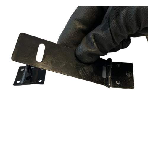 Zavor pentru inchidere cu lacat Strend Pro T0261B, negru, 12cm FMG-SK-252165