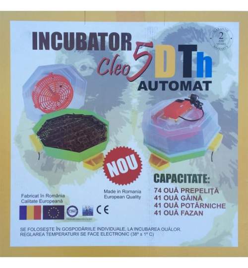Incubator pentru oua, Cleo 5DTH automat, cu alimentare apa din exterior FMG-CLEO-5 DTHG