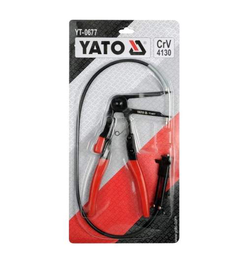 Cleste pentru coliere furtun, cu cablu Yato YT-0677 FMG-YT-0677